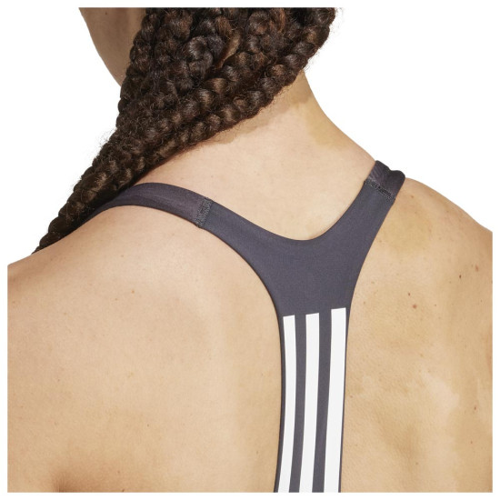 Adidas Γυναικείο μπουστάκι Powerimpact Medium-Support 3-Stripes Bra